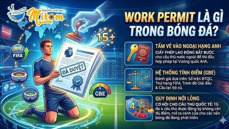 Giải đáp chi tiết Work Permit Là Gì Trong Bóng Đá cho người hâm mộ