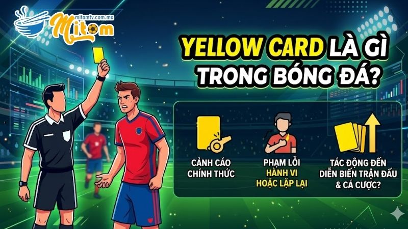 Giải mã chi tiết Yellow Card Là Gì Trong Bóng Đá